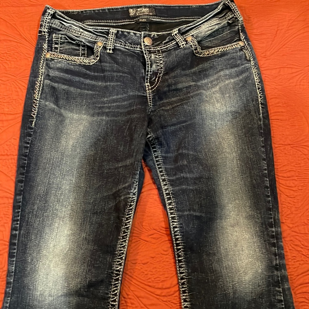 Silver jeans